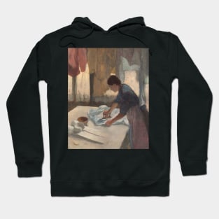 Woman Ironing by Edgar Degas Hoodie